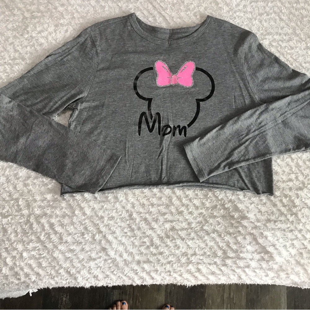 Minnie Mouse MOM cropT-shirt Wonder Nation